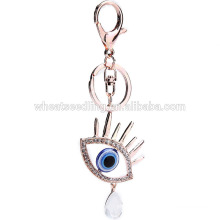2015 turkey souvenir keychain/rhinestone metal keychain/evil eye keychain